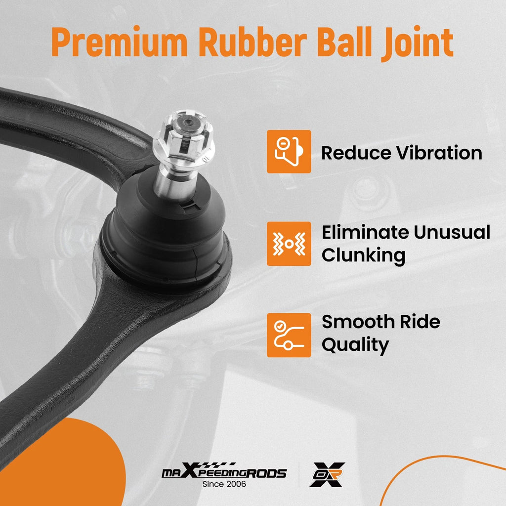 6pc Front Lower Upper Control Arms for Ford F-150, Expedition (2009–2013) K621267