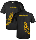 Pontiac Firebird Trans Am T-Shirt Under Wrap Logo Black for Pontiac (2004–2008)