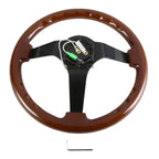 NRG ST-036BR-BK Steering Wheel for Universal Fit (350MM, 3" Deep Dish)