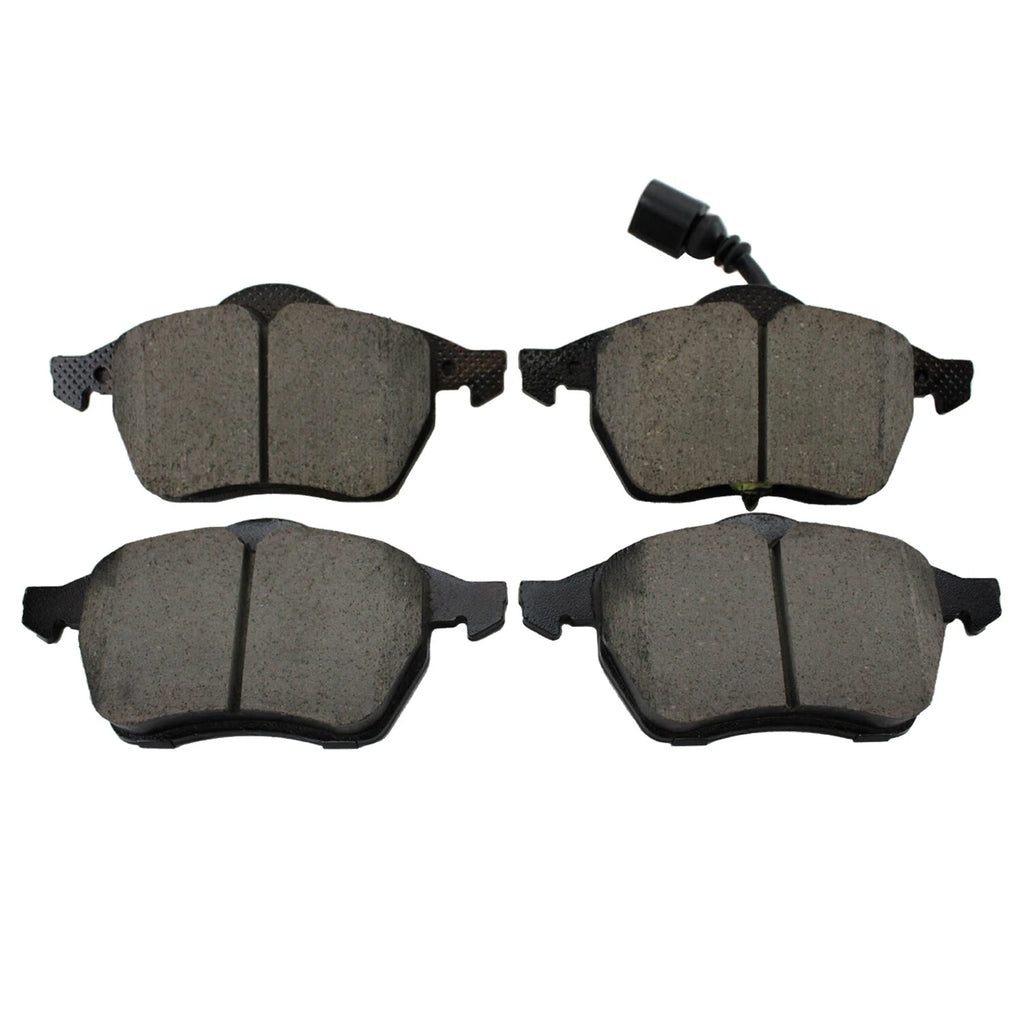 Set of 4 Akebono EURO Front Ceramic Disc Brake Pads for Audi TT Quattro (2000–2014)