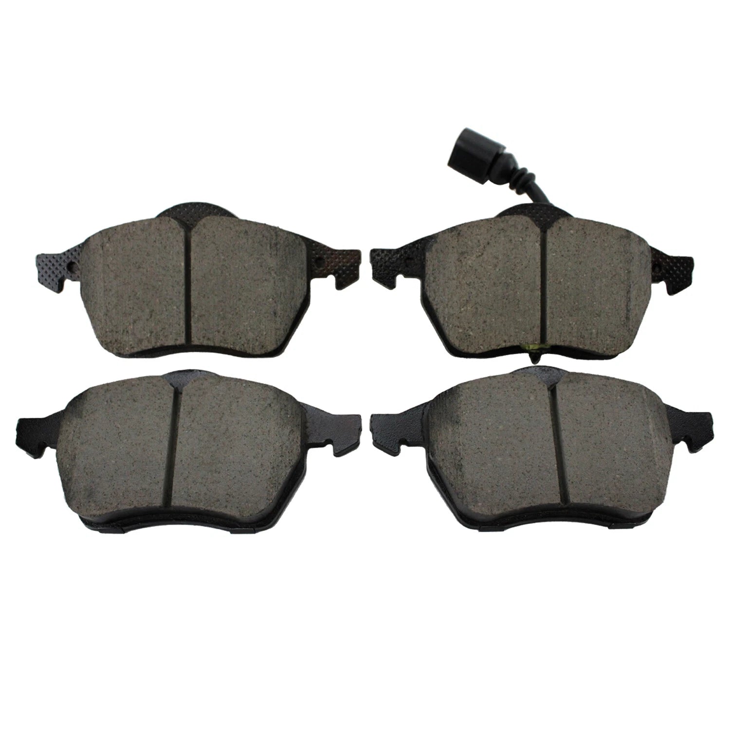 Set of 4 Akebono EURO Front Ceramic Disc Brake Pads for Audi TT Quattro (2000–2014)