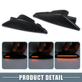 1 Pair LED Side Marker Amber Light for BMW X3 Black Lens (2011 - 2014)