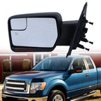 Power Folding Mirror for Ford F-150 (2011–2014) - Left, Puddle Light, Paintable
