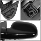 Driver Left Power Heated Glass Side Door Mirror for Hyundai Santa Fe (2003–2004)