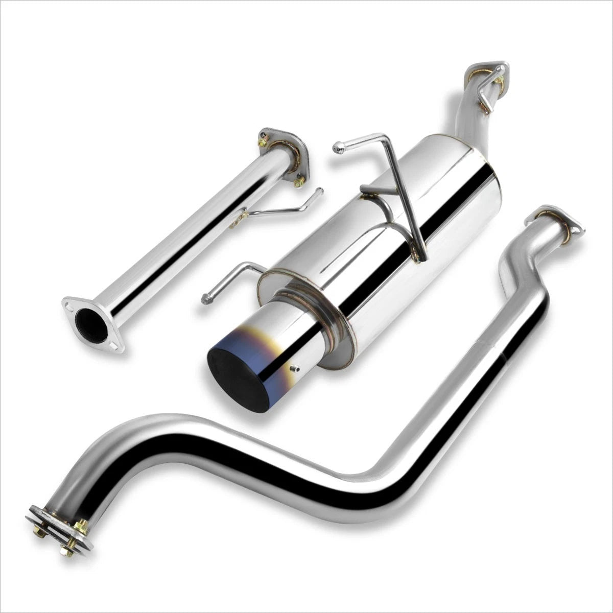 4" Burnt Tip Catback Exhaust System for Nissan Sentra SE-R Spec V (2002–2006)