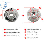 4WD Front Wheel Bearing Hub Assembly 515036 for Chevy Silverado GMC Sierra 1500 (2007–2014)