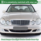 Front Right Side Bumper Headlight Washer Nozzle Cover for Mercedes-Benz E350