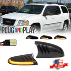 Smoked LED Side Mirror Signal Lights for Chevrolet Trailblazer (2002–2009)