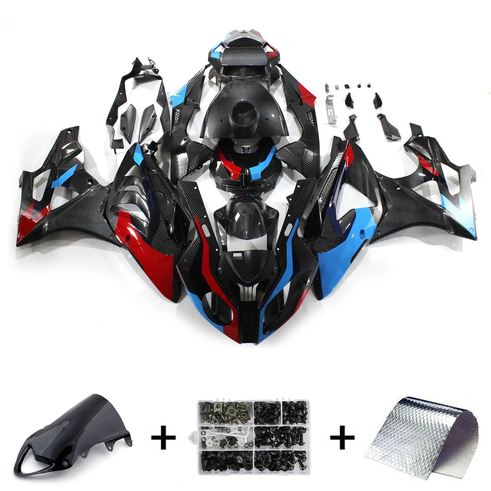Injection Fairing Kit for BMW S1000RR (2009–2014) ABS Plastic