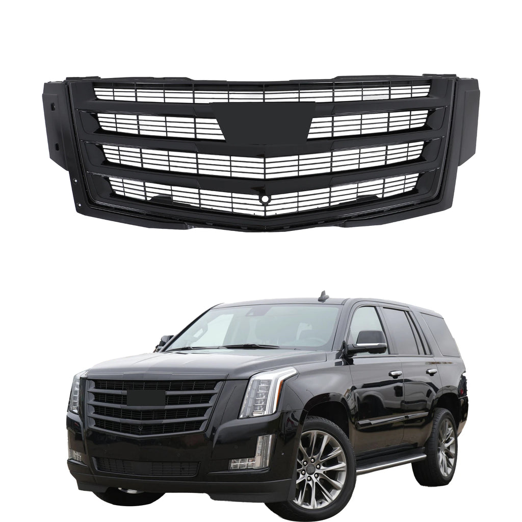 Upper Center Bumper Grille for Cadillac Escalade (2015-2020) Black