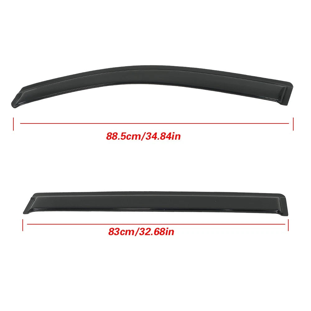 Set of 4 Window Vent Rain Visors for Honda Pilot (2016–2022)