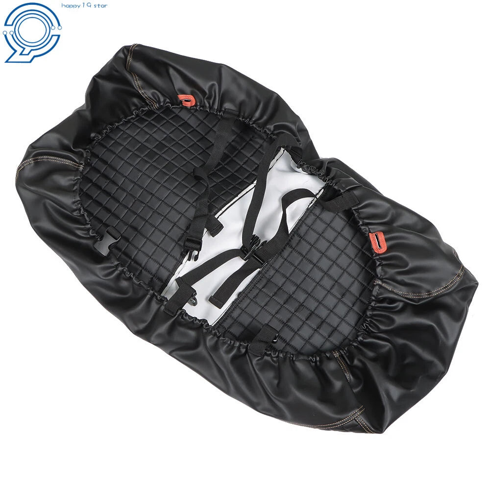 Set of 4 Black Seat Covers for E-Z-GO Medalist TXT Golf Carts (1994–2013)