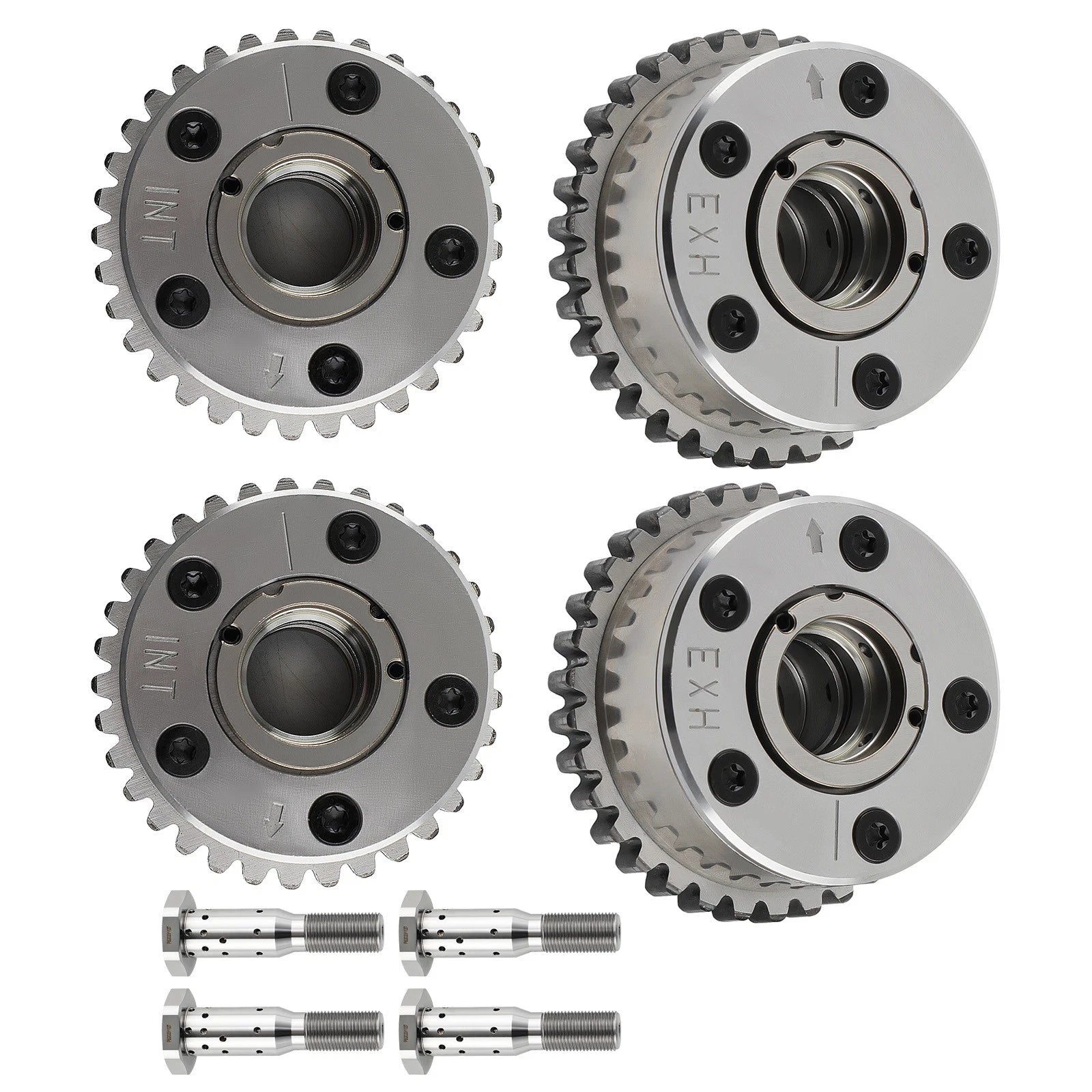 8x VVT Gear Adjuster + Oil Control Valves for Pentastar V6 3.6L (2011–2023)