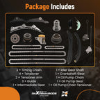 Timing Chain Kit for Jeep Wrangler, Ram 1500, Dodge Charger (2011–2015)