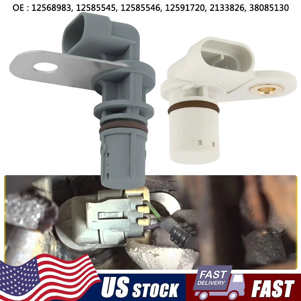 2X Camshaft Crankshaft Position Sensors for Chevy Silverado 1500 