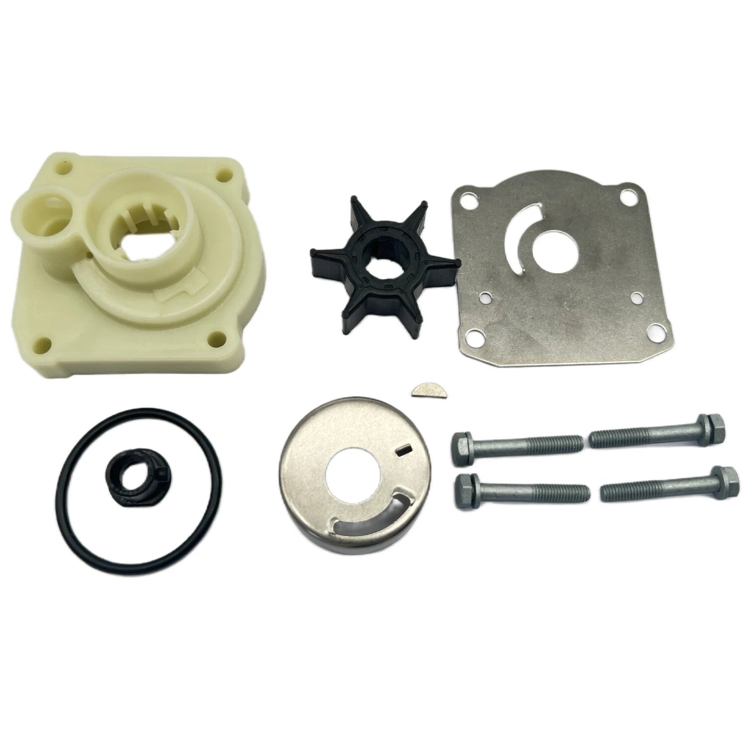 Water Pump Impeller Kit for Yamaha Outboard 2-Stroke 30hp & 4-Stroke 25hp (61N-W0078)