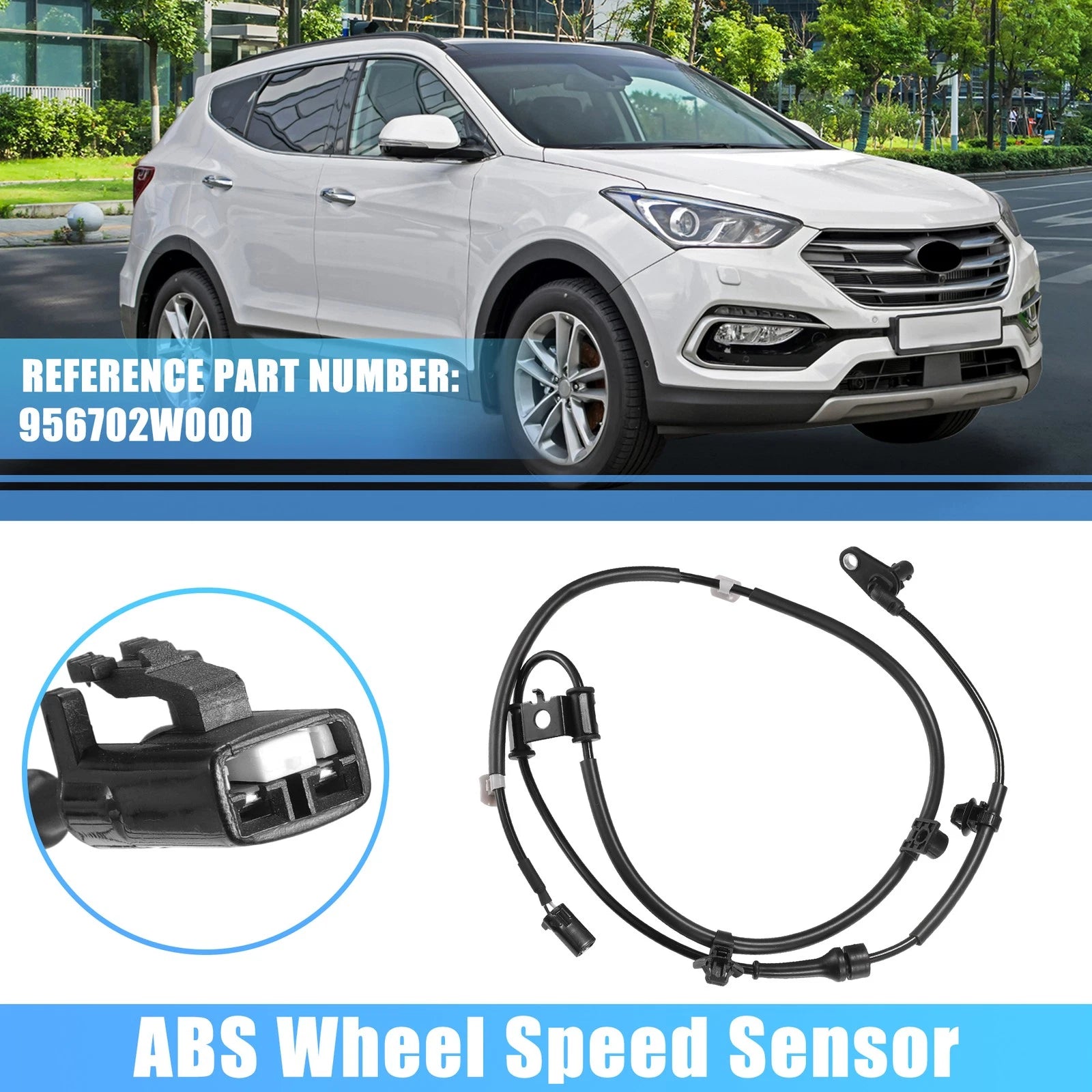 Front Left ABS Wheel Speed Sensor for Hyundai Santa Fe (No. 956702W000)