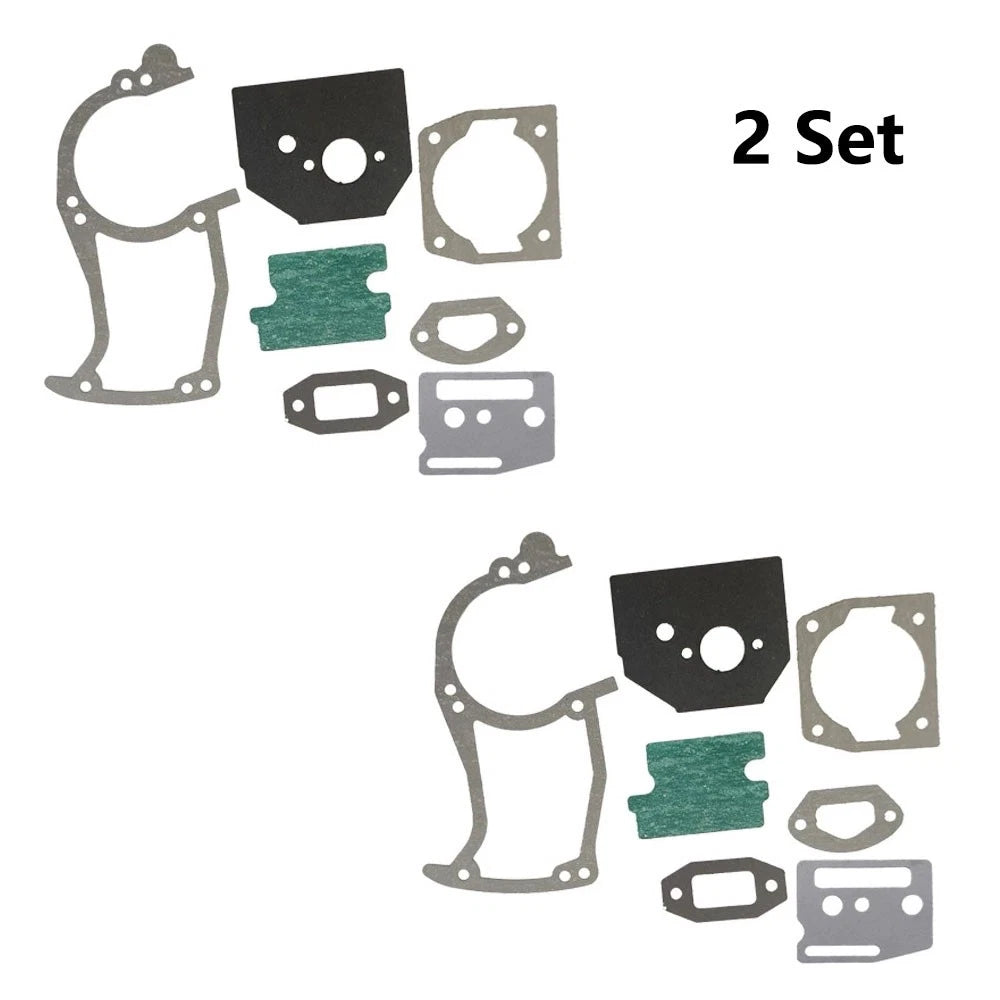Set of 2 Chainsaw Gasket Kit for 45cc 52cc 58cc 4500 5200 5800