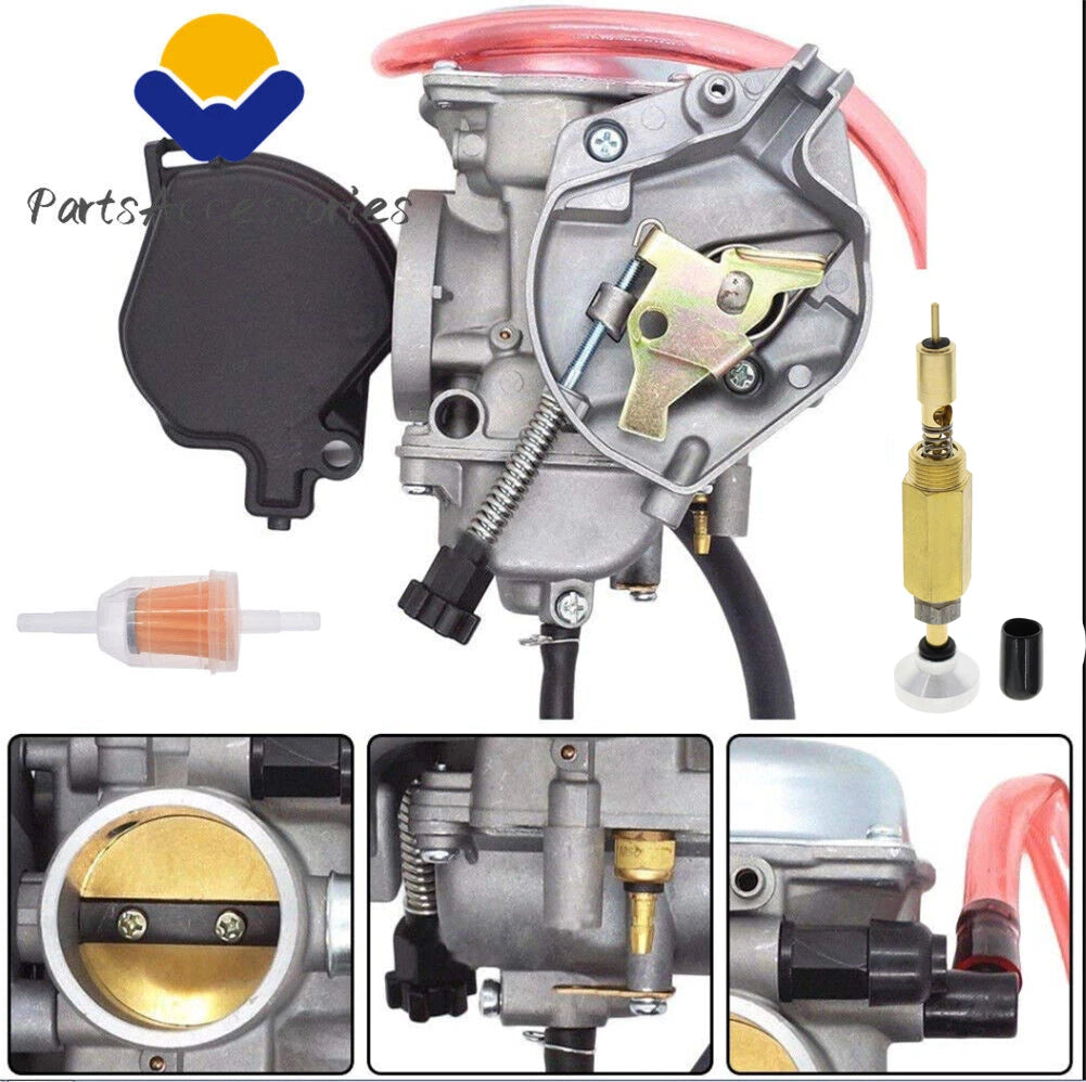 Carburetor & Choke Cable Eliminator for Kawasaki Prairie KVF360 (2003–2007)