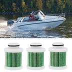 3 Pcs Fuel Filter for Yamaha 50-90 HP 4-Stroke 6D8-24563-00-00 6D8-WS24A-00-00