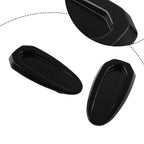 Rearview Mirror Block Off Base Plates Cover Black for BMW S1000RR (2020-2023)