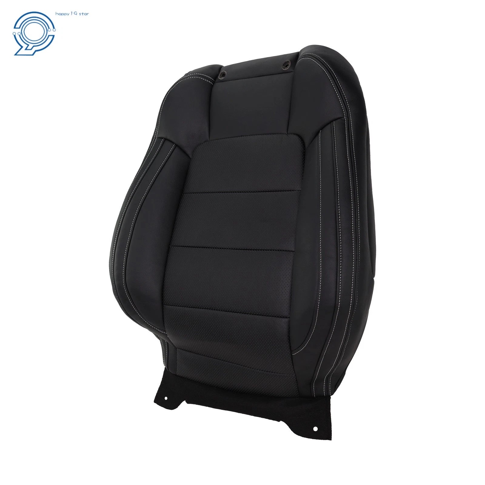 Front Passenger Back Seat Cover for Ford Mustang (2015–2023) Perforated Black