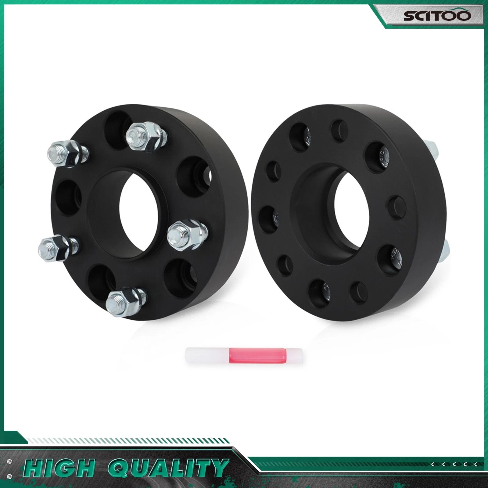 2X Hub Centric Wheel Spacers 5x5 14x1.5 for Jeep Grand Cherokee (2011–2024)