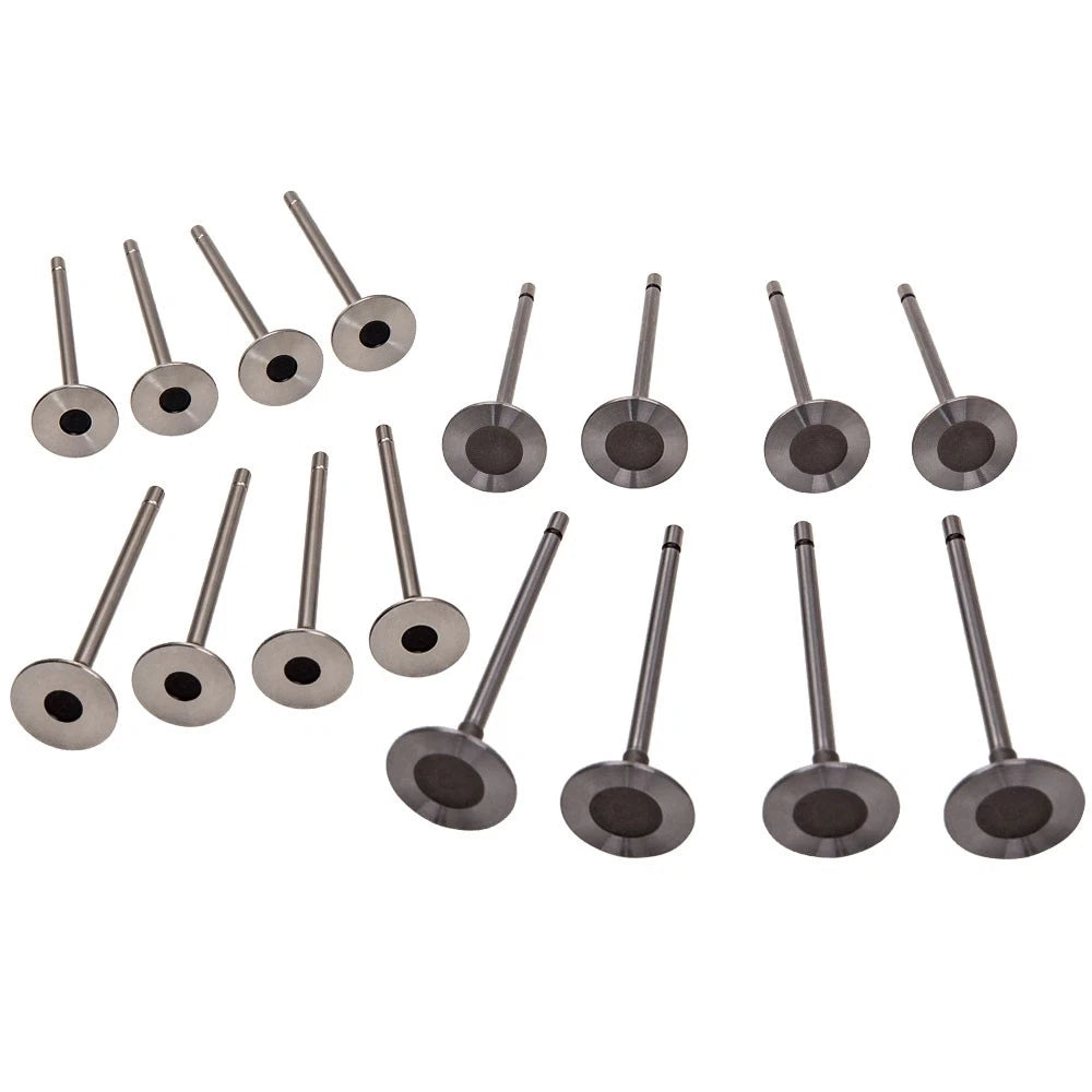 16pc Engine Intake Exhaust Valves for Renault Clio MK III (2005–2012)