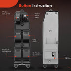 Front Left Power Window Switch for Toyota Camry (2002-2006) Sienna (2004-2009)