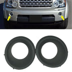 Left & Right Front Bumper Fog Light Bezels for Land Rover LR4 (2010-2014)