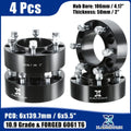 Set of 4 Wheel Spacers Adapters for 6 Lug Vehicles (M12x1.5, 6x5.5")