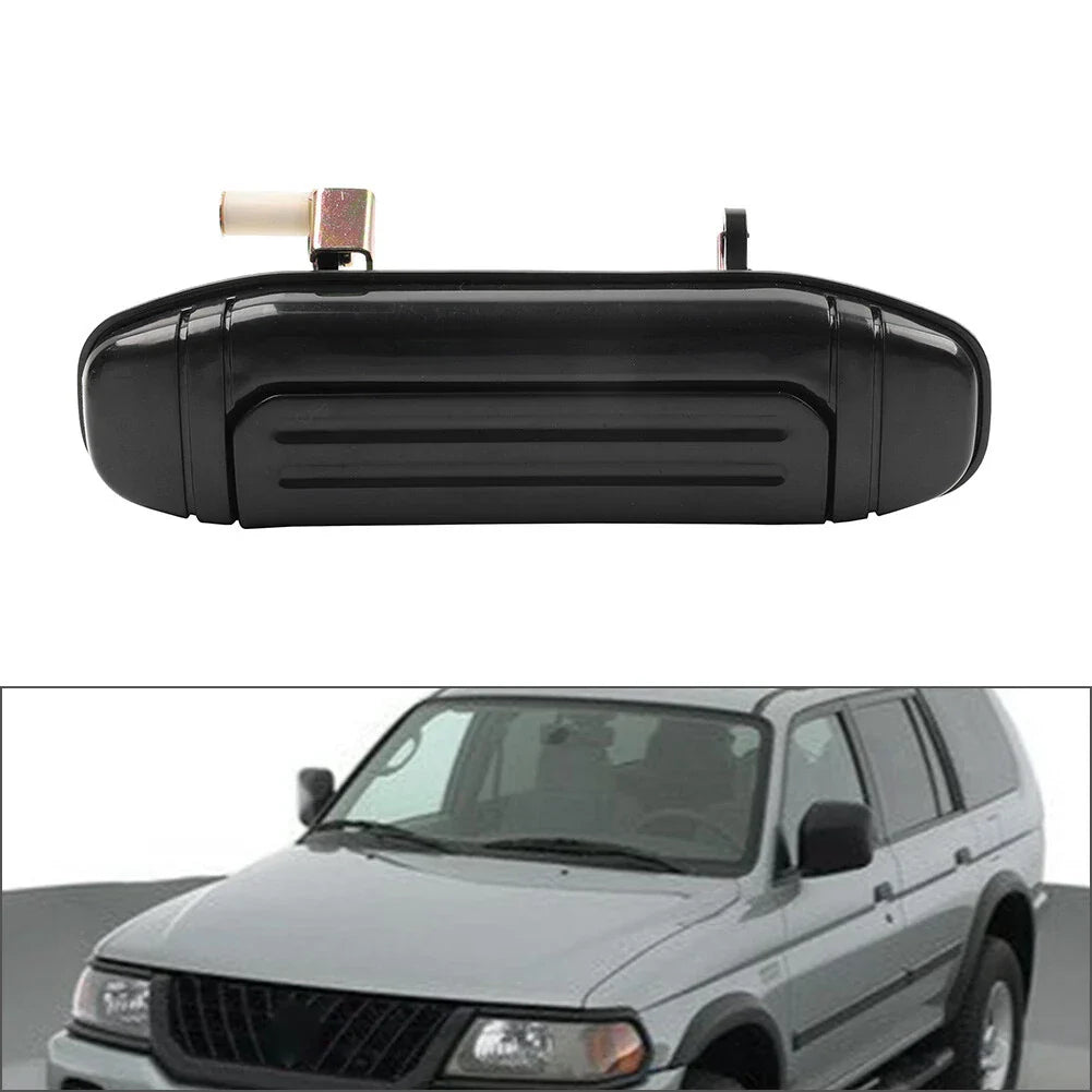 Black Rear Right Outer Door Handle for Mitsubishi Pajero (1992-1998)