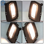 Set of 2 Fog Light Lamps with Bezel for Kia Sorento (2014–2015)