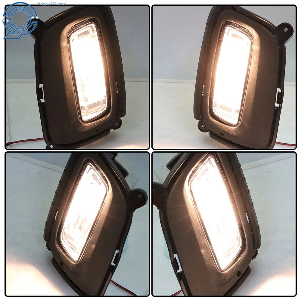 Set of 2 Fog Light Lamps with Bezel for Kia Sorento (2014–2015)