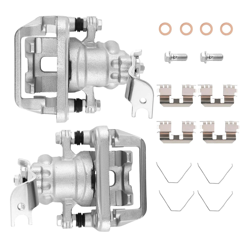 Disc Brake Caliper Set Rear for Honda Accord (2008–2012) Acura TSX (2009–2014) with Bracket