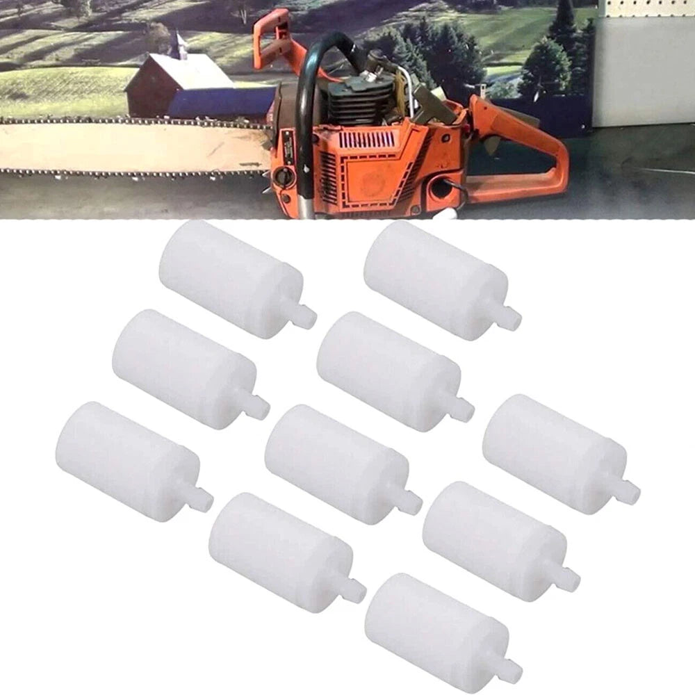 10pcs Gas Fuel Filter for Husqvarna Chainsaw 268 272 345 350 351 (N/A)