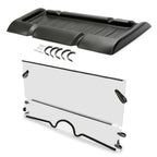 Top Roof & 1/4" Front Folding Windshield for Yamaha Rhino 450 660 700 (2004–2013)