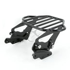 2X Black Luggage Rack + 4 Point Docking for Harley Electra Glide (2009–2013)