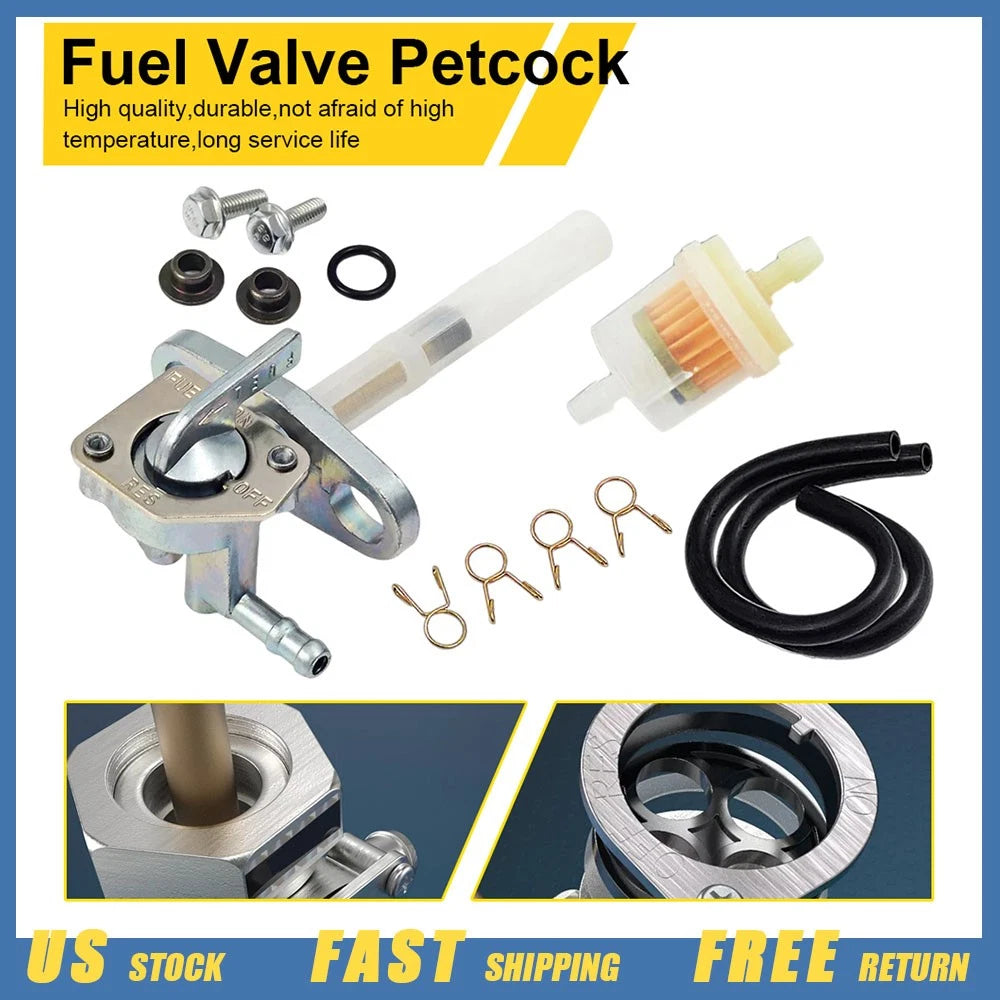 Fuel Petcock Valve for Honda CRF50F CRF70F CRF80F CRF100F CRF150F CRF230F (2004–2023)