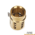 Drilled Exhaust Pipe Tip End Plug 1.75" for Harley Softail Low Rider