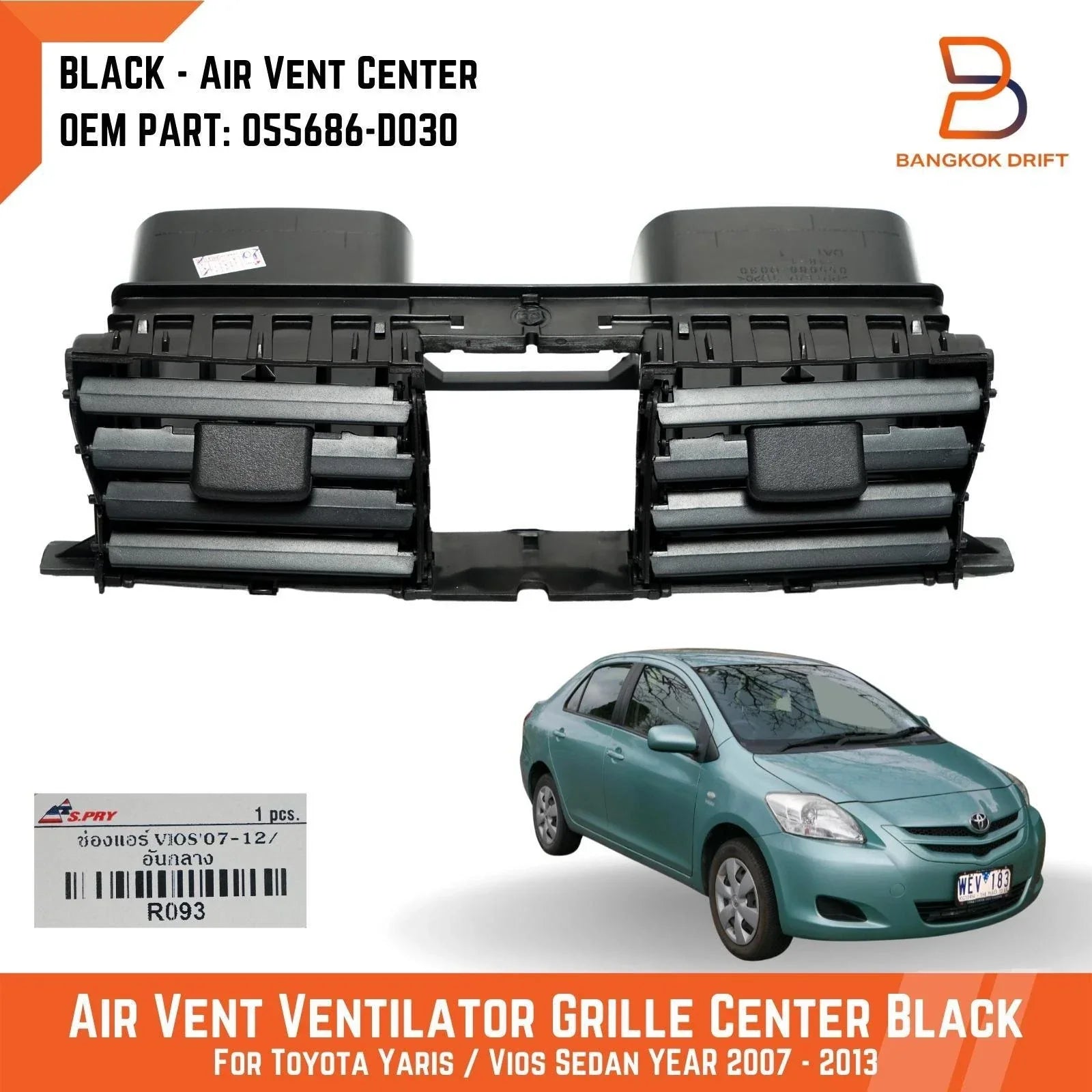 Air Vent Grille for Toyota Yaris Sedan (2007-2012)