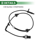 ABS Wheel Speed Sensor No. 57450THAH01 for Honda Avancier (1997–2003)
