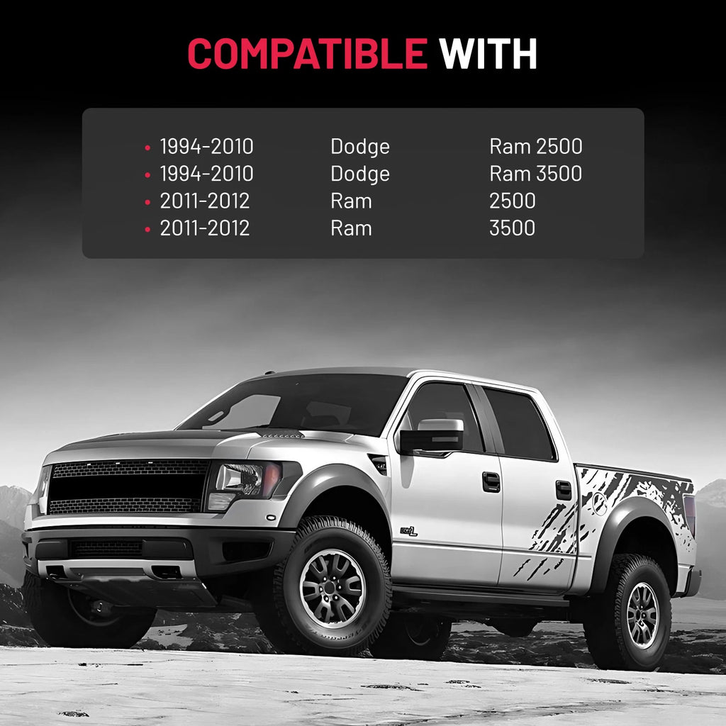 2" Hub Centric Wheel Spacers for Ram 2500 (8x6.5) (9/16" x 18) (2019-2024)