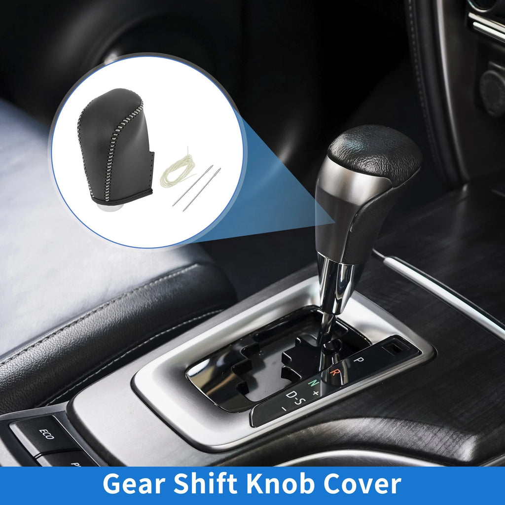 1 Pc Gear Shift Knob Cover for Nissan Altima (2019–2024) Black Beige