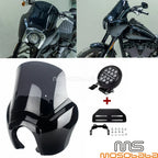 Front Fairing + LED Headlight + 12" Windshield for Harley Softail (2018-2023)