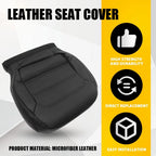 Driver Bottom Leather Seat Cover for Volkswagen Passat (2012–2020) Black Perforated