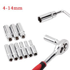Socket Wrench for - Hex, Chromium-Vanadium, Lengthened