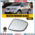Right Hand Side View Heated Mirror Glass for Nissan Murano (2009–2014) 1-5X