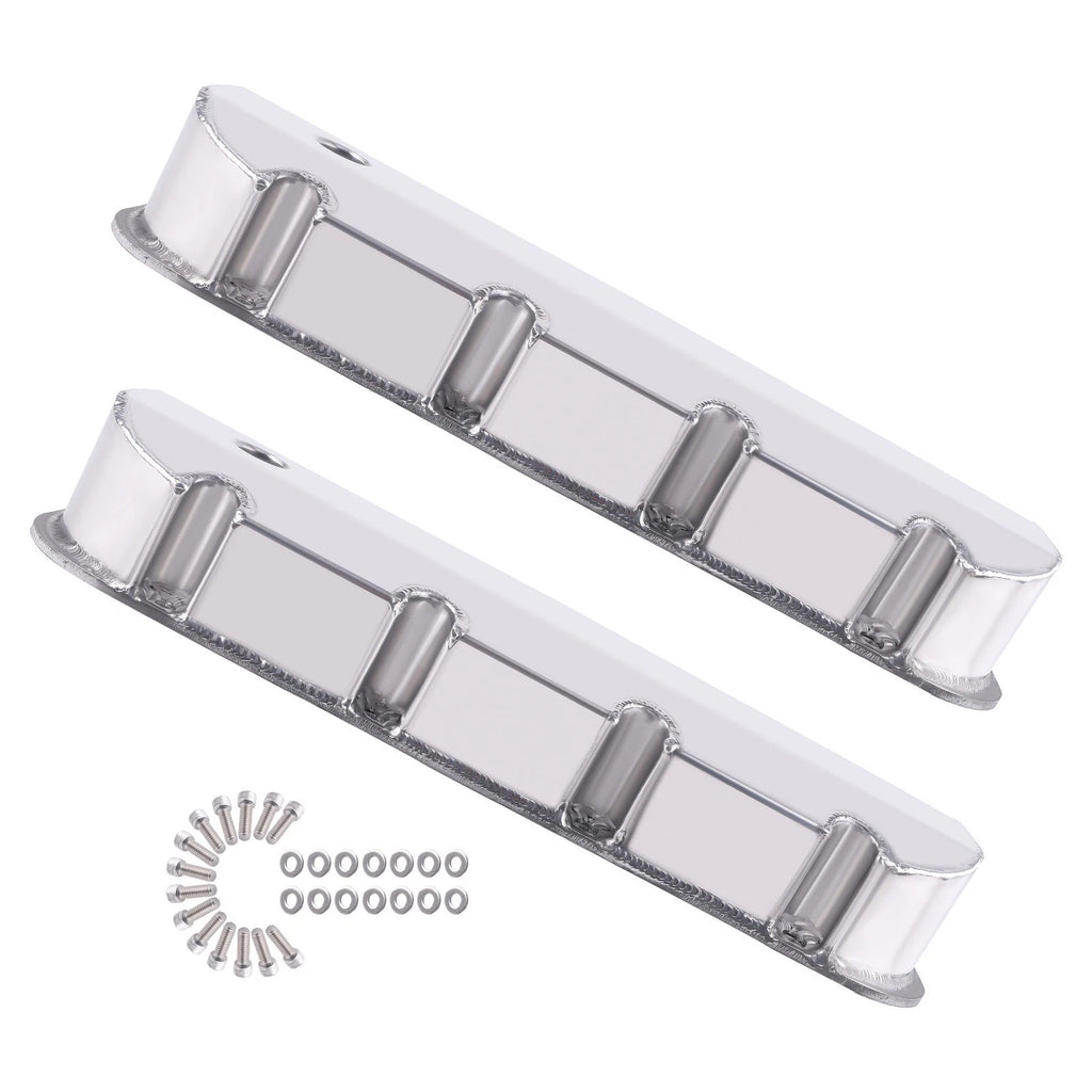Fabricated Aluminum Tall Valve Covers for Big Block Chevy 454 (1965–1995)