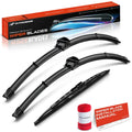 Set of 3 Windshield Wiper Blades for Ford Freestyle (2005–2007)